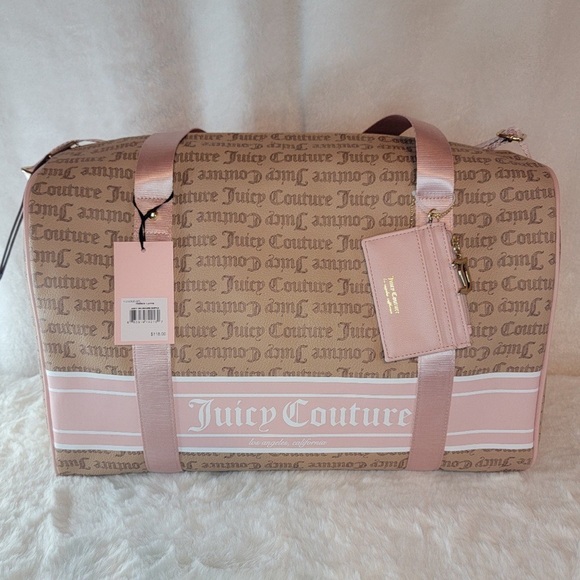 Juicy Couture Accessories - Juicy Couture French Latte Billboard Duffle